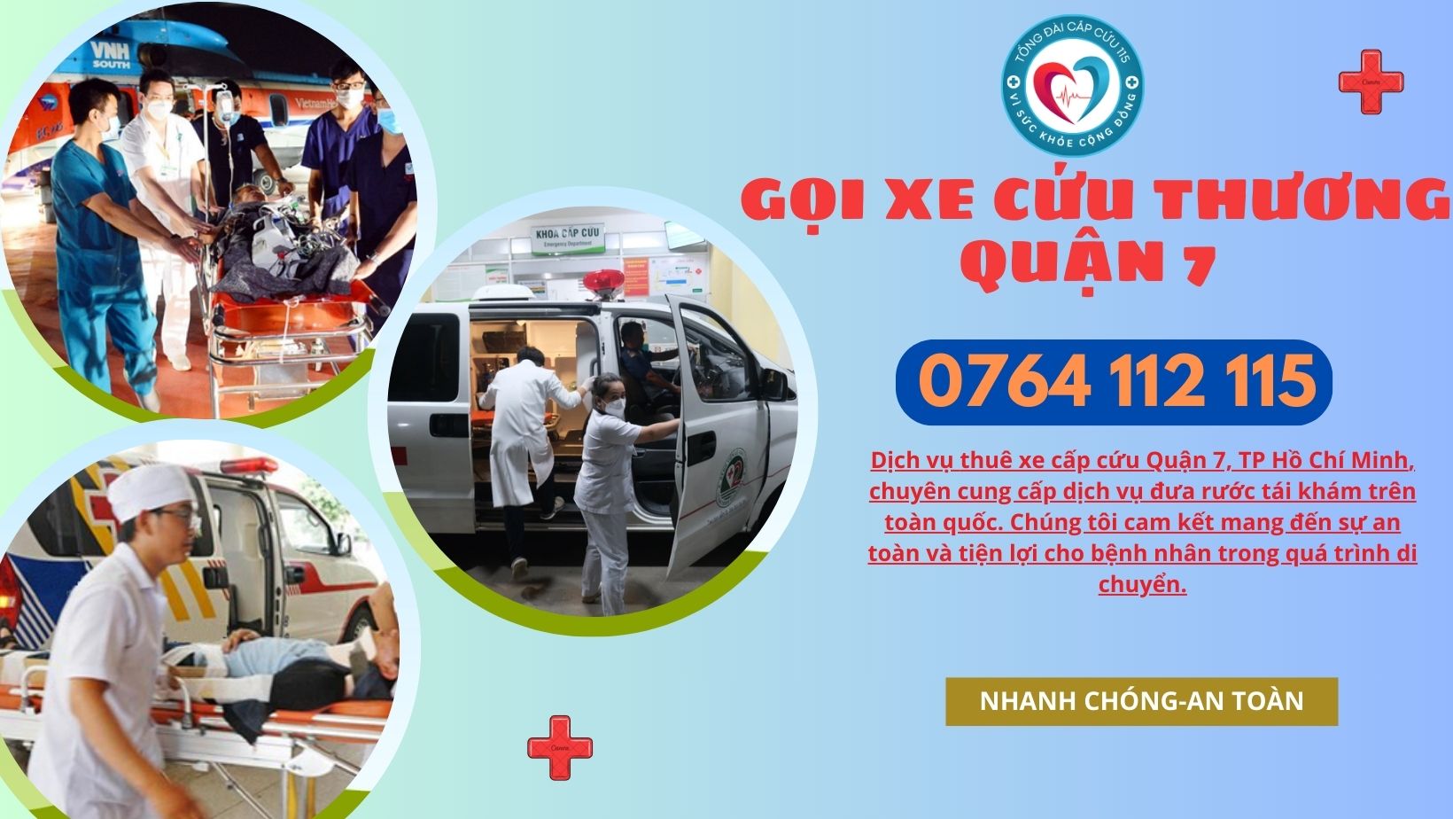 thuê xe cấp cứu Quận 7, TP Hồ Chí Minh