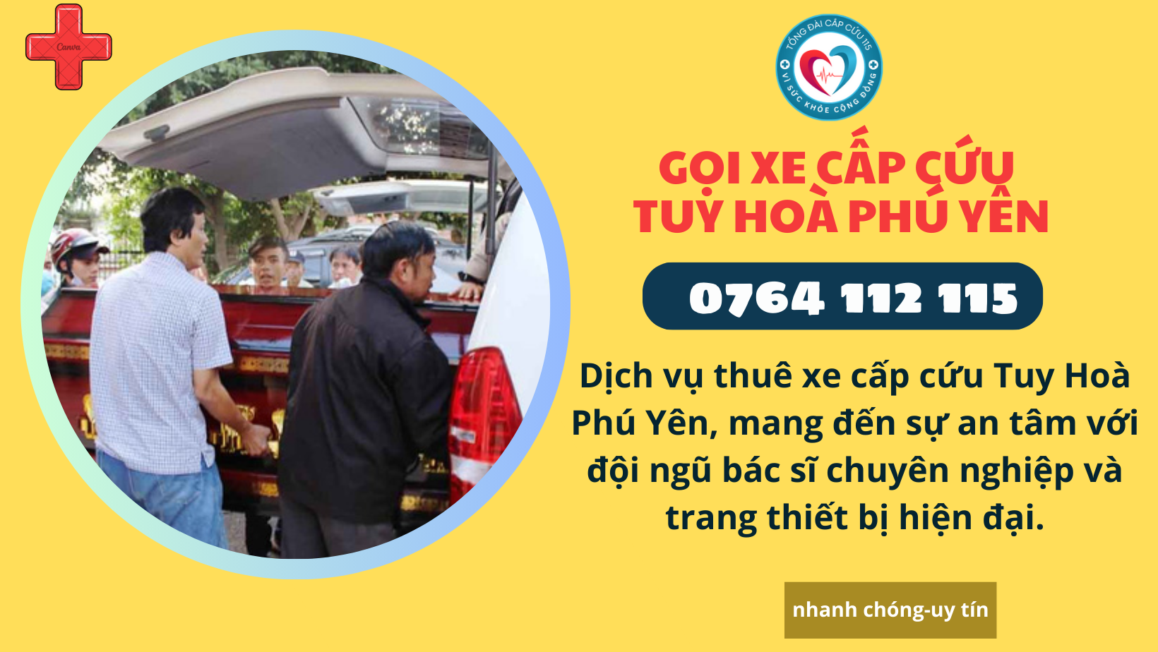 Dịch vụ thuê xe cấp cứu Tuy Hoà Phú Yên