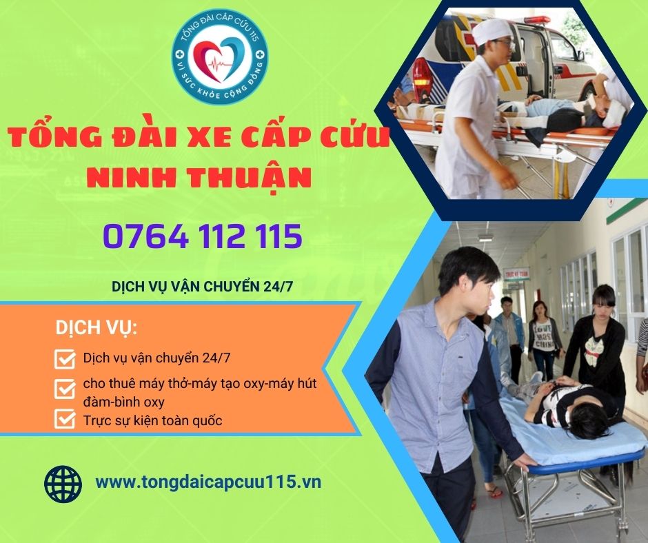 số điện thoại xe cấp cứu Ninh Thuận