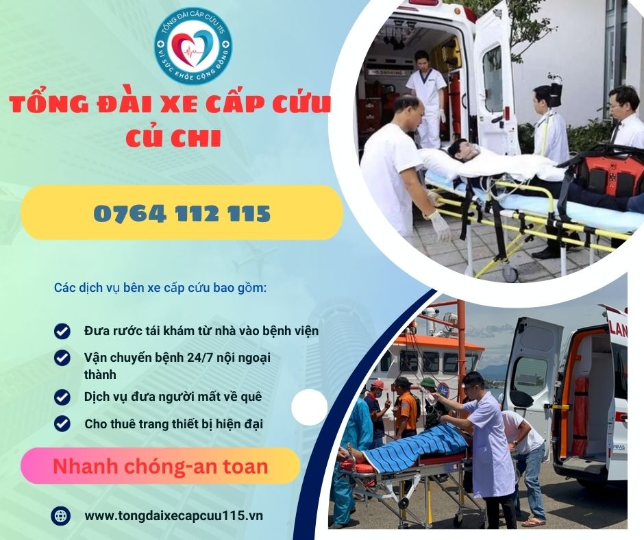 Dịch vụ xe cấp cứu tại TP HCM