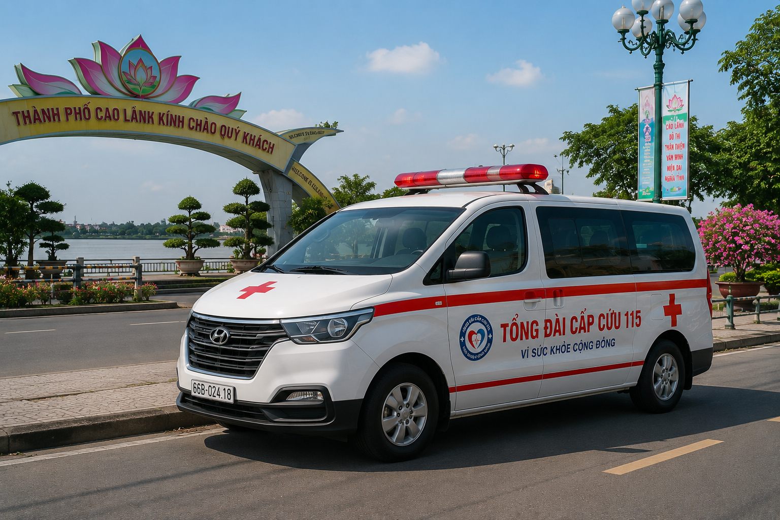 Tổng đài cấp cứu 115 tại Đồng Tháp