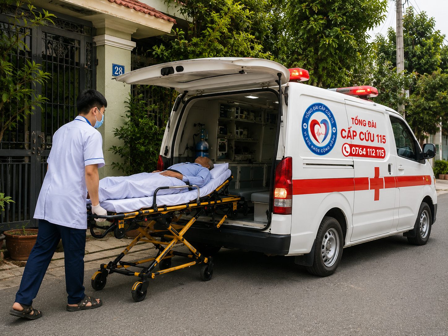 Vận chuyển bệnh nhân Bắc Ninh 24/7